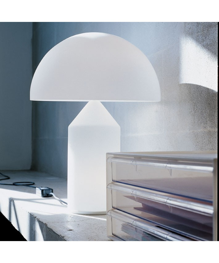 Atollo Bordlampe Large Hvit Oluce Atollo Bordlampe Large Hvit Oluce
